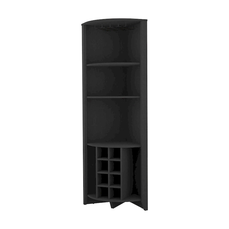 Mueble bar esquinero Black Wood de 71