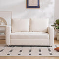 Sofá biplaza, sofá cama 2 en 1 con cama extraíble, sofá futón con reposabrazos ajustables, sofás para sala de estar, dormitorio