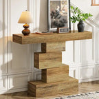 Mesa de sofá de consola de granja de madera de 42.5 pulgadas para recibidor