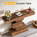 Mesa de sofá de consola de granja de madera de 42.5 pulgadas para recibidor