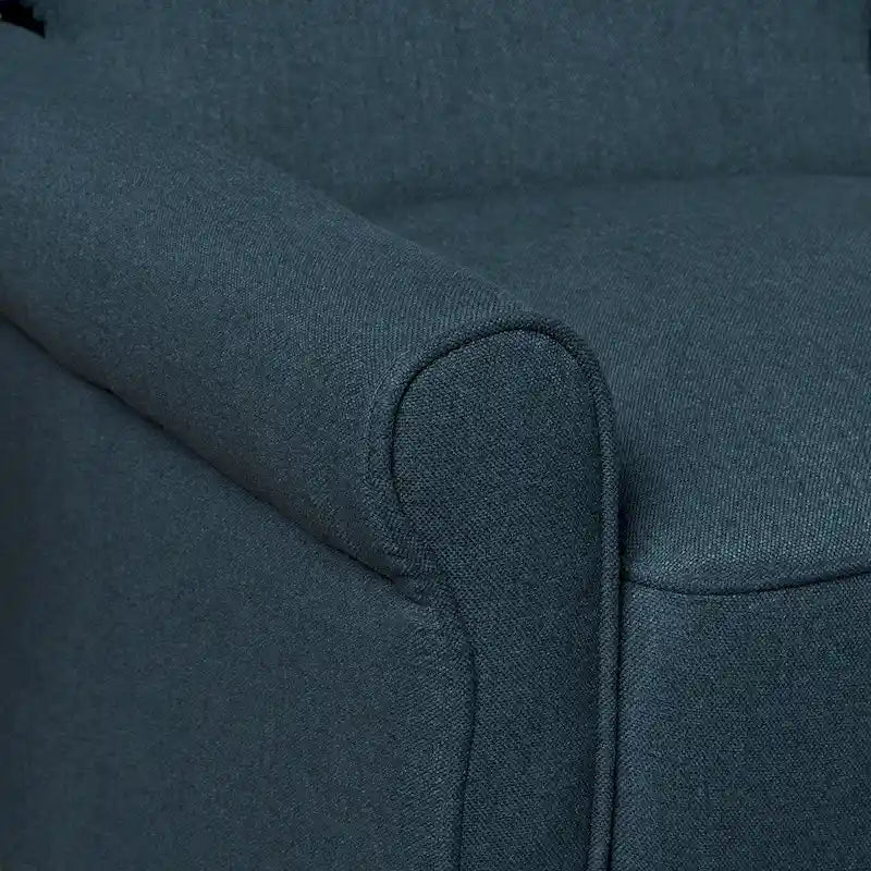 Sillón reclinable de tela tradicional
