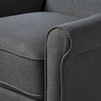 Sillón reclinable de tela tradicional
