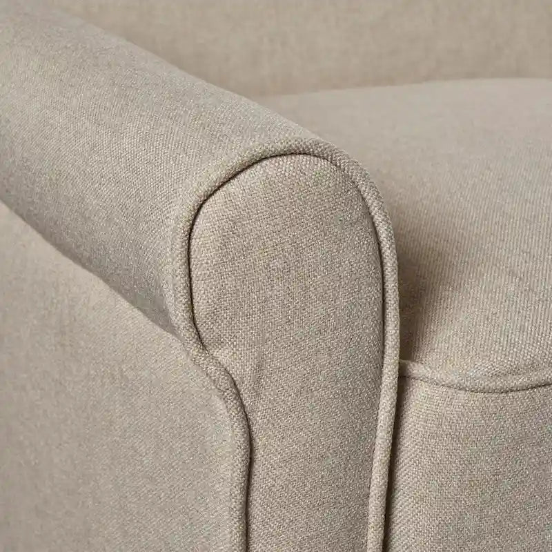 Sillón reclinable de tela tradicional