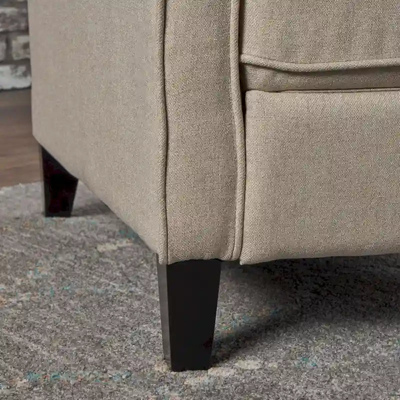 Sillón reclinable de tela tradicional