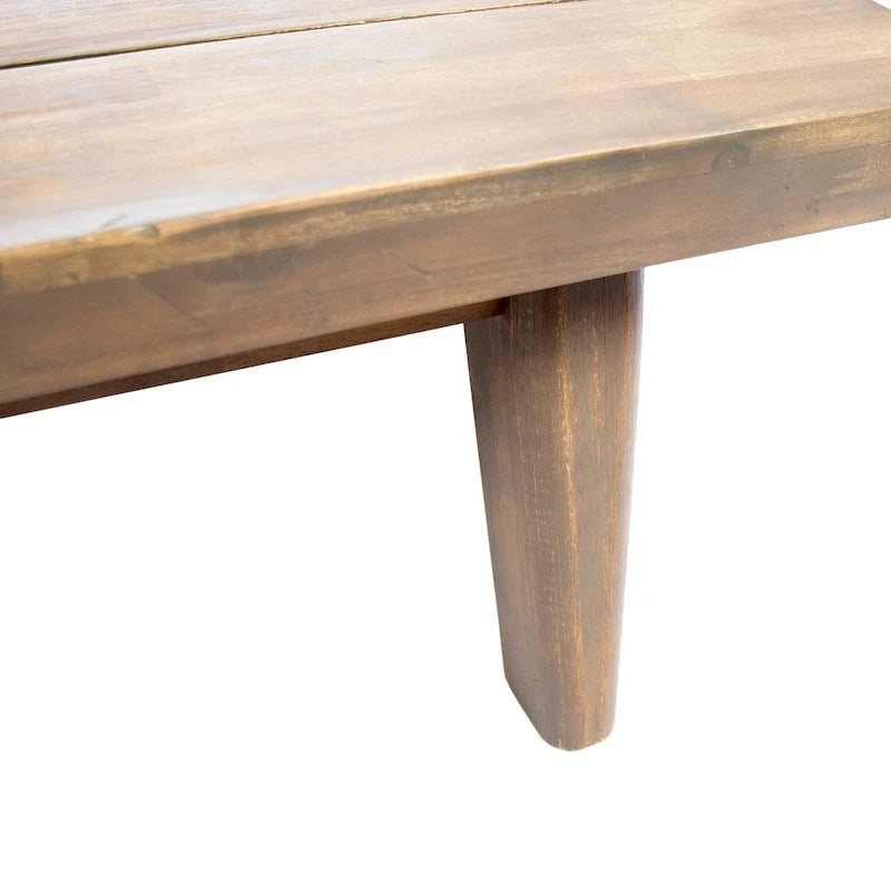 Sofá modular en forma de V de madera minimalista