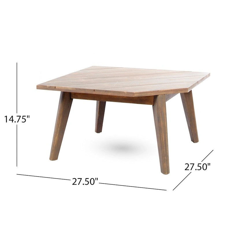 Sofá modular en forma de V de madera minimalista