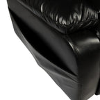 Sillón reclinable eléctrico de lujo con elevador asistido y respaldo dividido, para personas mayores, de piel sintética