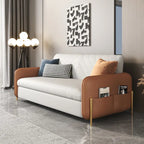 Sofá Cama Queen Moderno de 67 pulg. de Ancho con Deslizamiento