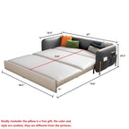 Sofá Cama Queen Moderno de 67 pulg. de Ancho con Deslizamiento