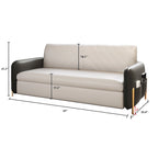 Sofá Cama Queen Moderno de 67 pulg. de Ancho con Deslizamiento