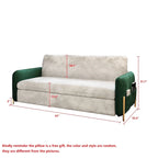 Sofá Cama Queen Moderno de 67 pulg. de Ancho con Deslizamiento
