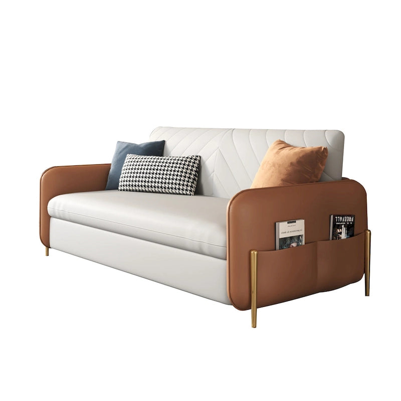 Sofá Cama Queen Moderno de 67 pulg. de Ancho con Deslizamiento