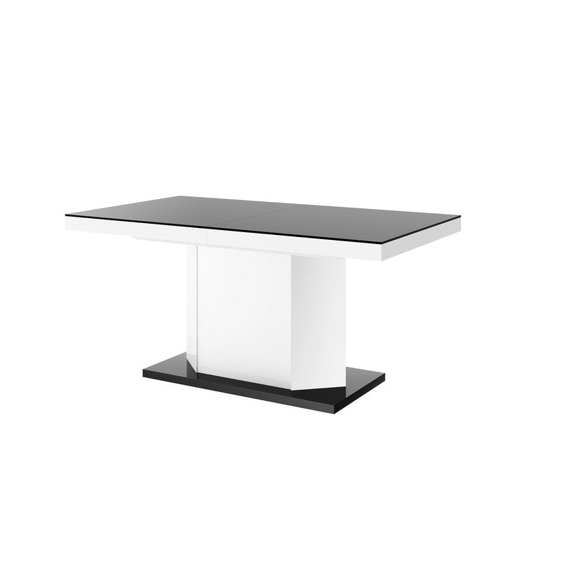 Mesa de comedor extensible con almacenamiento