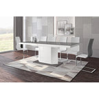 Mesa de comedor extensible con almacenamiento