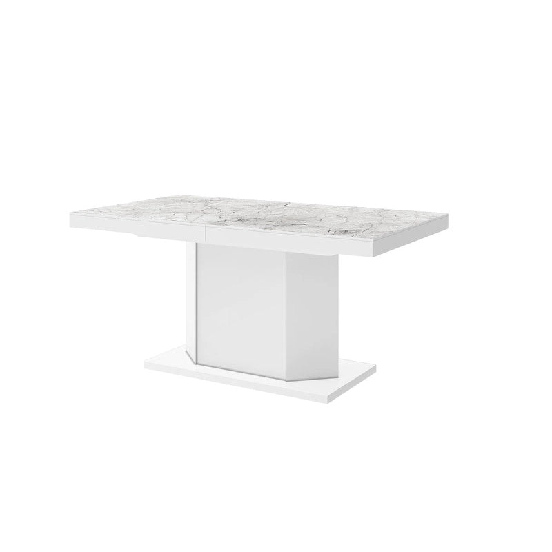 Mesa de comedor extensible con almacenamiento