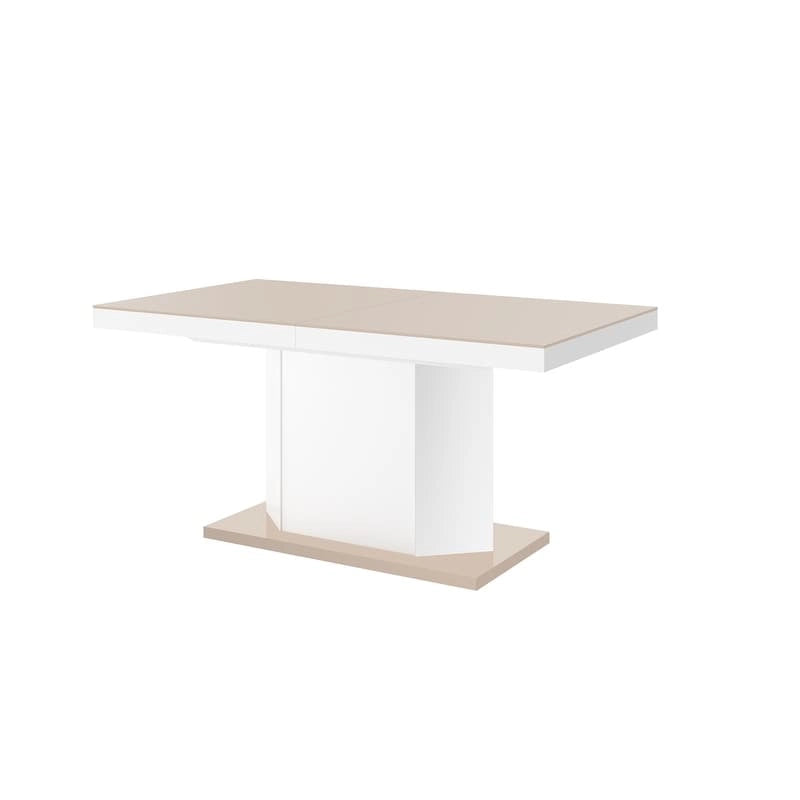 Mesa de comedor extensible con almacenamiento