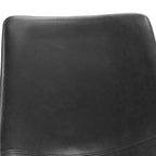 Taburete de mostrador de cuero sintético de 26 pulgadas