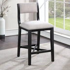 Taburete de mostrador de madera maciza Burbank