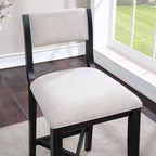 Taburete de mostrador de madera maciza Burbank