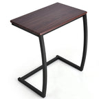 Mesa auxiliar de sofá, mesa auxiliar con forma de C, mesa auxiliar, mesa de bandeja para TV