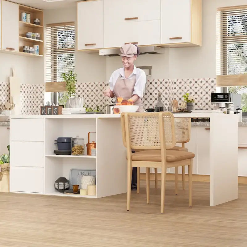 Mesa de comedor de isla para el hogar, mueble de almacenamiento, isla de cocina, mesa de comedor