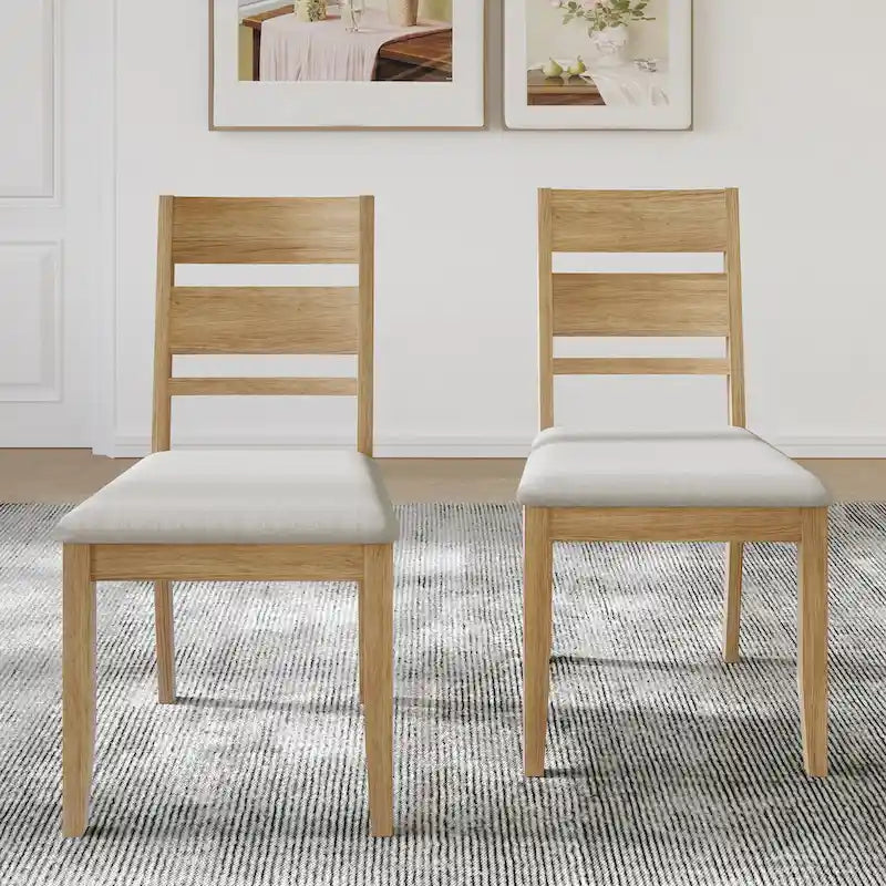 Sillas de comedor elegantes de madera