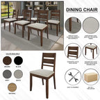 Sillas de comedor elegantes de madera