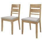 Sillas de comedor elegantes de madera