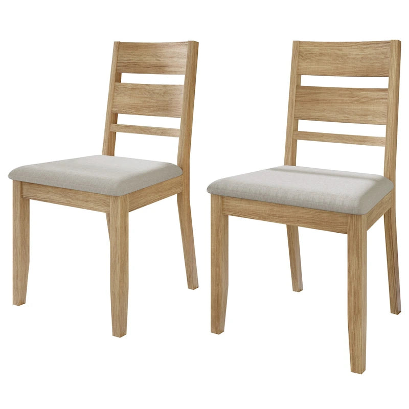 Sillas de comedor elegantes de madera