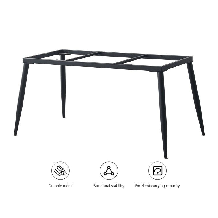 Mesa de comedor de cocina rectangular blanca de 70,8 pulgadas, con tablero de mármol de piedra sinterizada y patas de metal