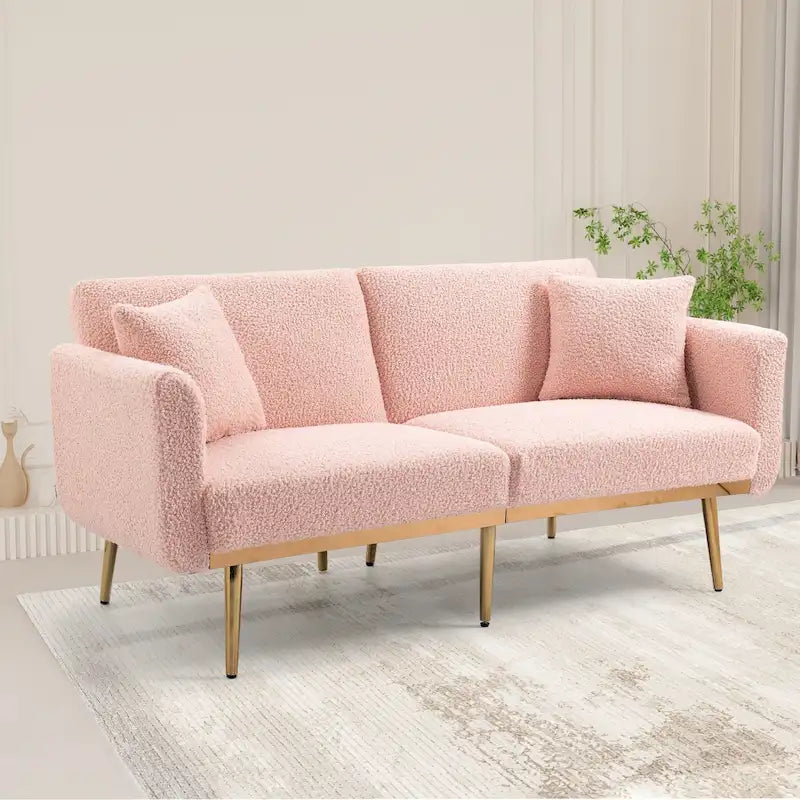 Sillón sin brazos seccional modular de lino
