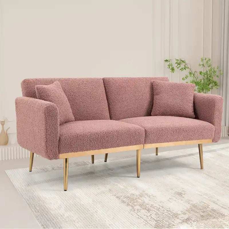 Sillón sin brazos seccional modular de lino