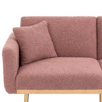 Sillón sin brazos seccional modular de lino