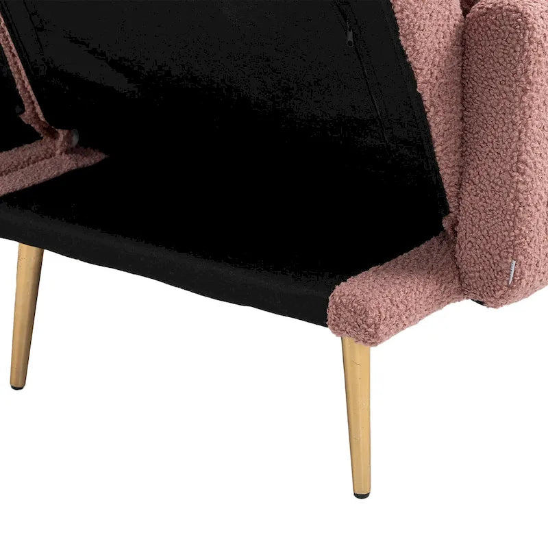 Sillón sin brazos seccional modular de lino