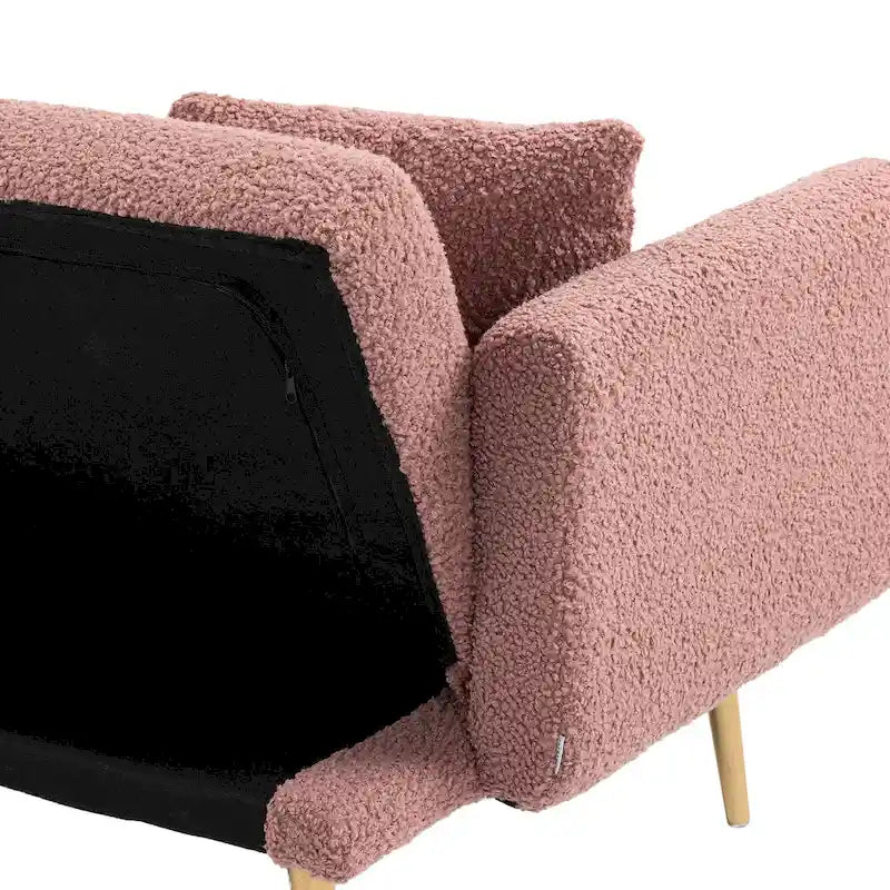 Sillón sin brazos seccional modular de lino