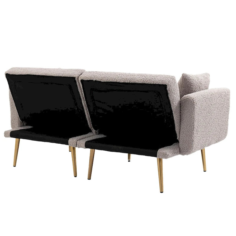 Sillón sin brazos seccional modular de lino