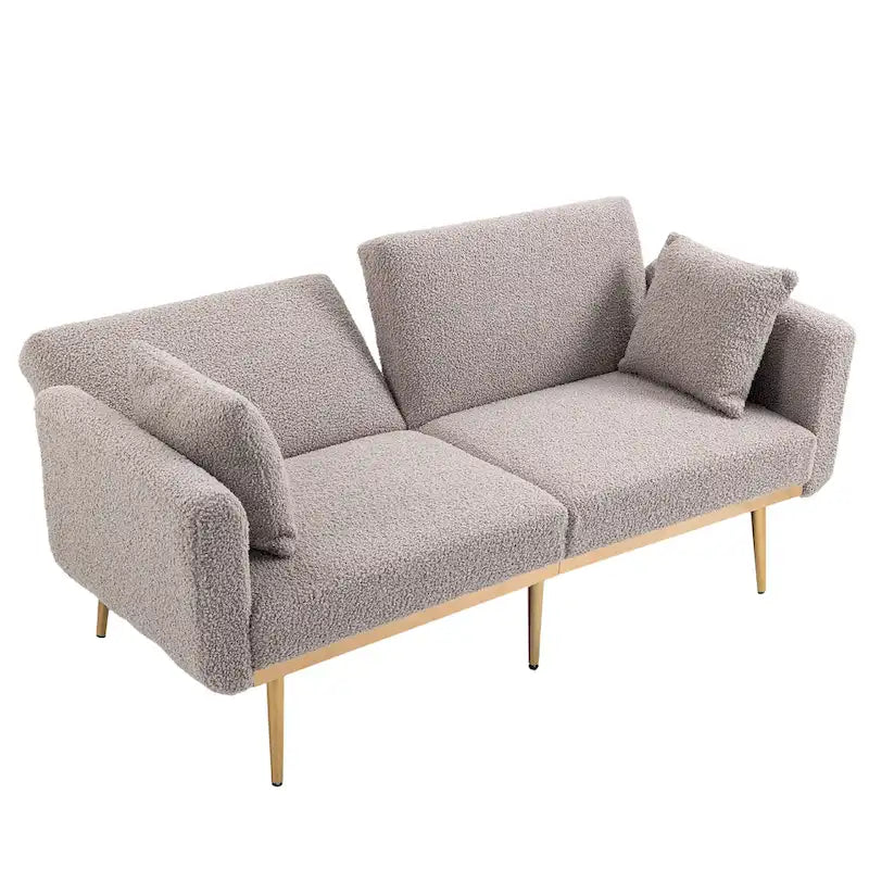 Sillón sin brazos seccional modular de lino