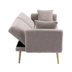Sillón sin brazos seccional modular de lino