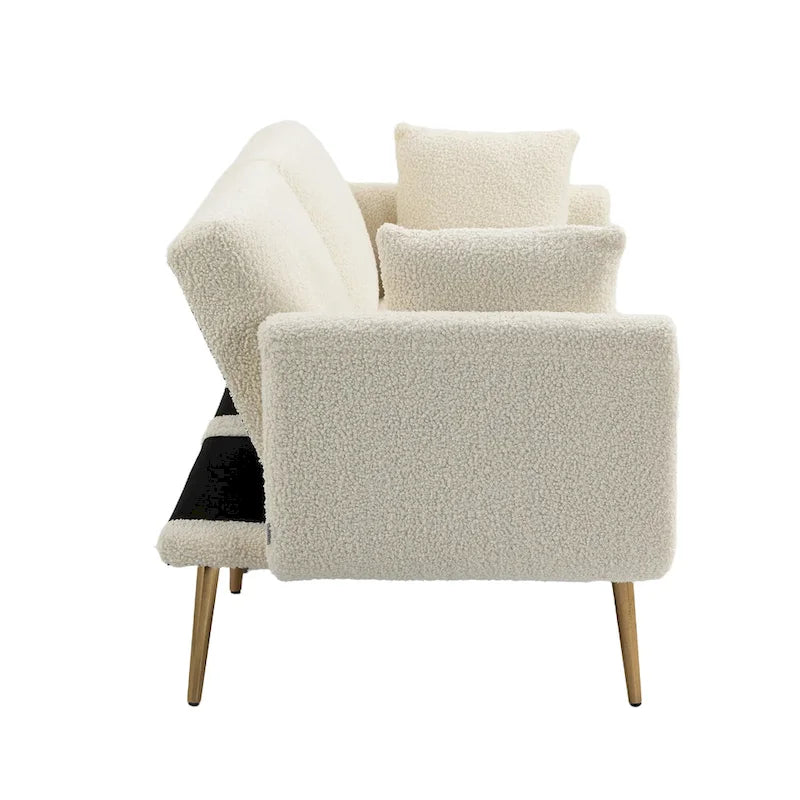 Sillón sin brazos seccional modular de lino
