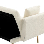 Sillón sin brazos seccional modular de lino