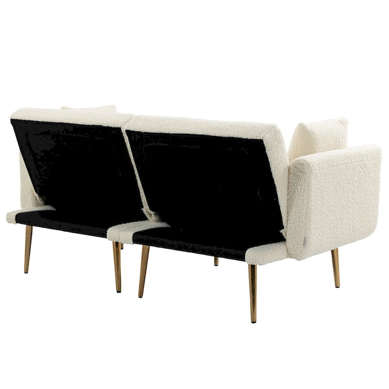 Sillón sin brazos seccional modular de lino