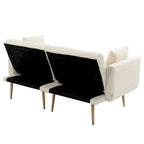 Sillón sin brazos seccional modular de lino