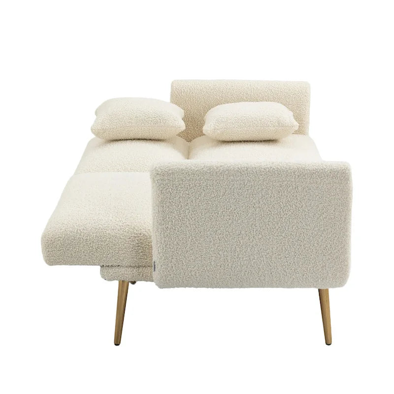 Sillón sin brazos seccional modular de lino