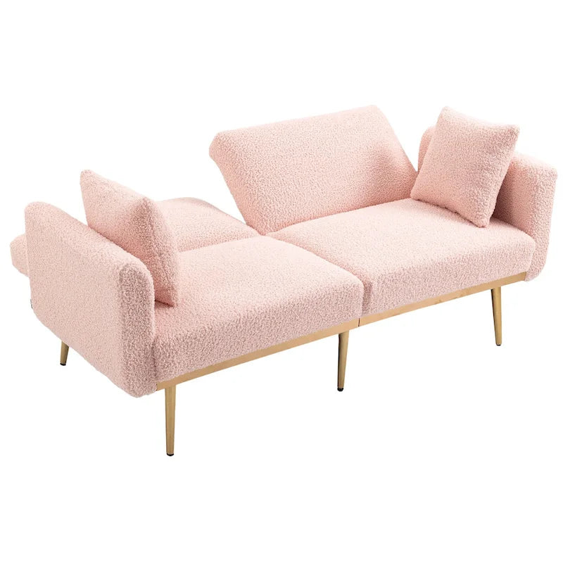 Sillón sin brazos seccional modular de lino