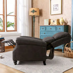 Club reclinable Armchair Pushback con decoración de remaches
