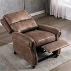 Club reclinable Armchair Pushback con decoración de remaches