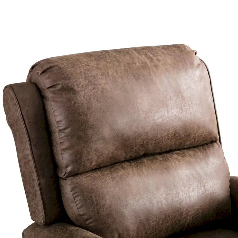 Club reclinable Armchair Pushback con decoración de remaches
