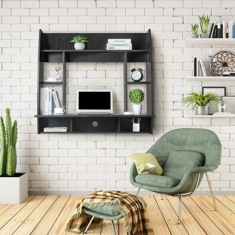 39 exquisitos escritorios de ordenador de pared que ahorran espacio