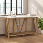 Mesa Consola Rústica Estilo Casa de Campo para Entrada