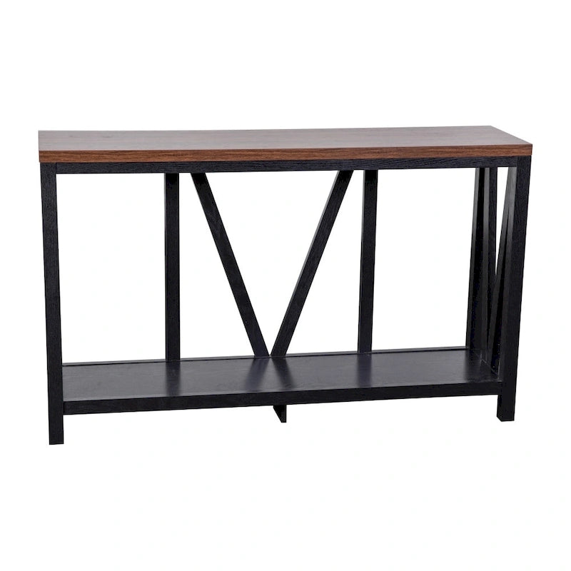 Mesa Consola Rústica Estilo Casa de Campo para Entrada